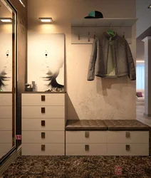 Hallway design with doors to rooms