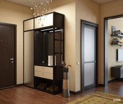 Hallway design with doors to rooms