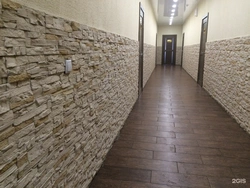 Искусственный Камень Для Внутренней Отделки Стен В Прихожей В Интерьере