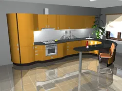 Kitchen design project drawn