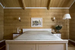 Bedrooms in a house made of timber design