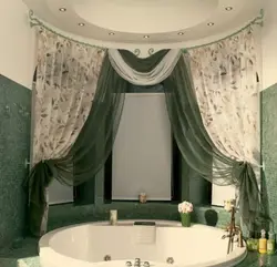 Modern bath curtains photo