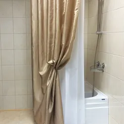 Modern bath curtains photo