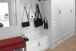 White furniture in the hallway photo interior
