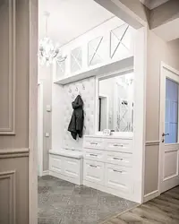 Koridor Fotosurati Ichki Qismidagi Oq Mebel
