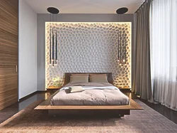 Design project of a bedroom in a modern style photo