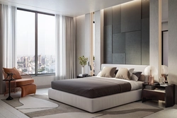 Design project of a bedroom in a modern style photo