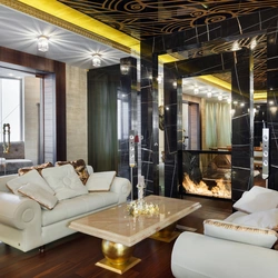 Art Deco Dizayni Yashash Xonasi