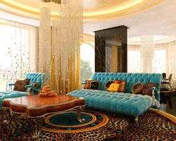 Art deco design living room