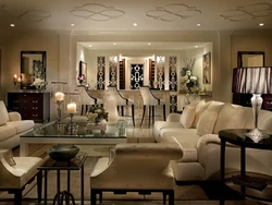 Art deco design living room
