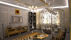 Art deco design living room