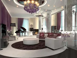 Art deco design living room