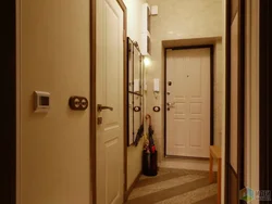 Doors in the hallway of a house photo