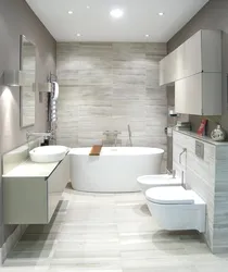 Bathroom design photos with a toilet in light colors