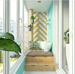Loggia apartment design projects