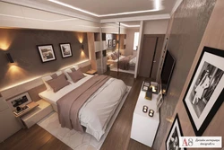 Design Of An 18 M Room With A Dressing Room