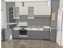 Кухня графіт душа ў інтэр'еры