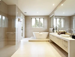 Bathroom design with 1 window