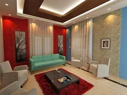 Ceiling in the hall in the apartment design