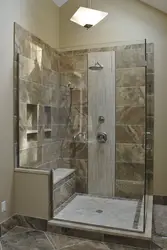 Bathtub design with shower without tray