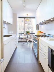 Narrow Rectangular Kitchen Design