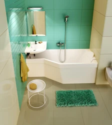 Modern small bath design