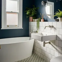 Modern small bath design