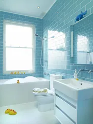 Bathroom in blue tones photo design