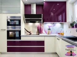 Combination of kitchen facades photo