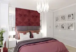Дохили хонаи хоб дар рангҳои burgundy