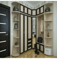 Entrance hall corner in the corridor photo design