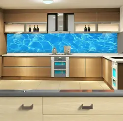 Wall apron for kitchen photo