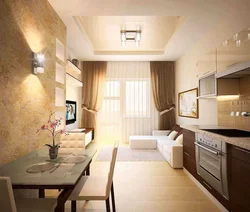 Renovation of a two-room apartment kitchen photo