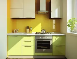 Color of a small kitchen color combination photo