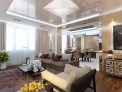 Дизайн гостиной 40 м в доме фото