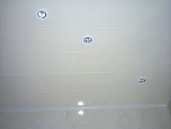 Ceiling panels photo bathroom