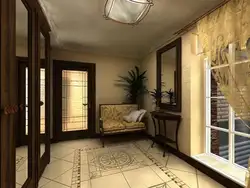 Large hallway design with window