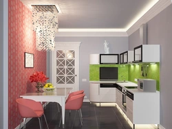 Kitchen living room 3 by 6 meters design