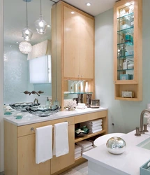 Large design bathroom cabinet