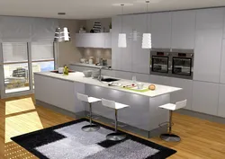 Интерьер кухни 3 d