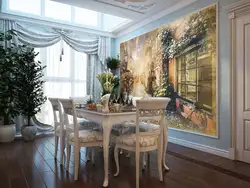 Photo wallpaper for the kitchen in the house photo