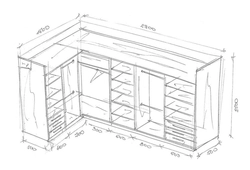 Wardrobe design size