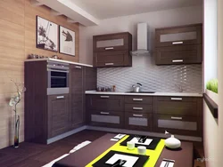 Сочетание с цветом венге в интерьере кухни