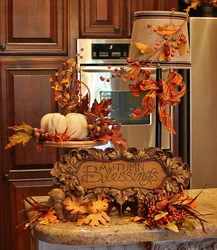 Autumn Decor In The Kitchen Photo