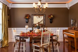 Autumn decor in the kitchen photo