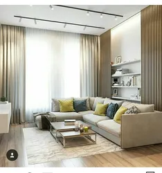 Gəzinti Mətbəx Qonaq Otağının Daxili