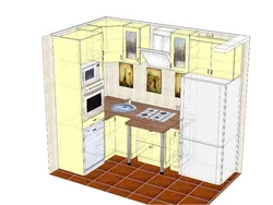 Kitchen 3 by 6 design project