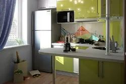 Kitchen 6 meters with bar counter design