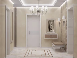 Rectangular hallway interior photo
