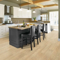Kitchen floor design in modern style photo